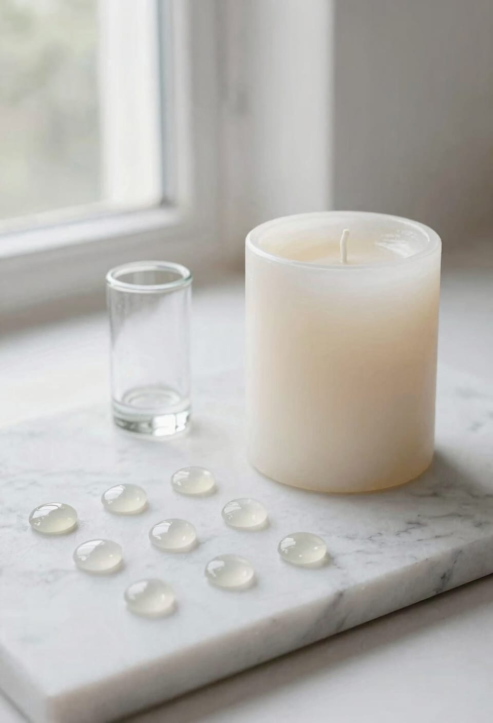 adhesive wax dots hold