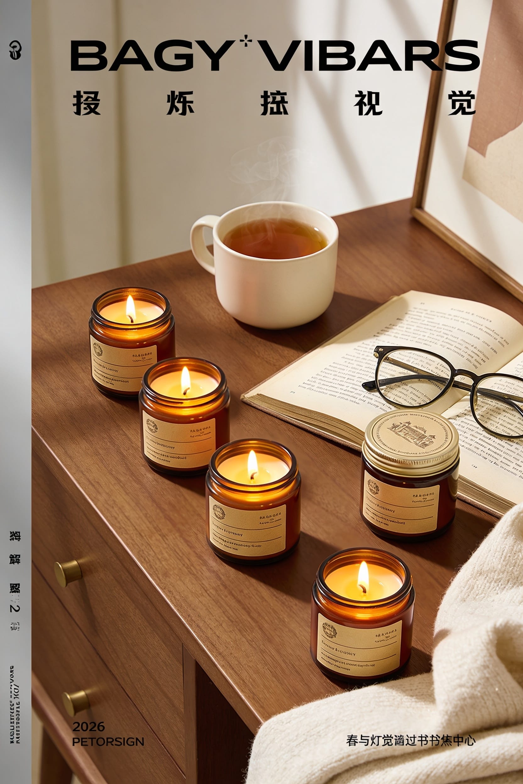 candle gifts for bookworms