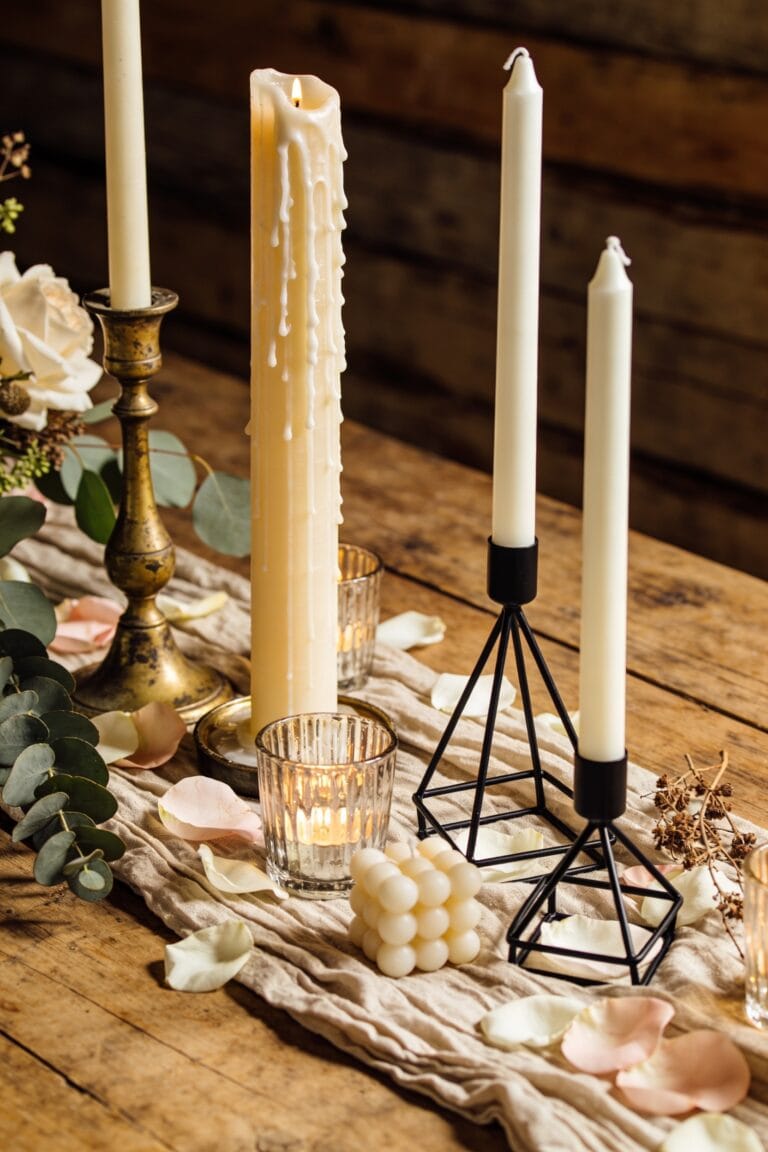 candlelit wedding altar ideas