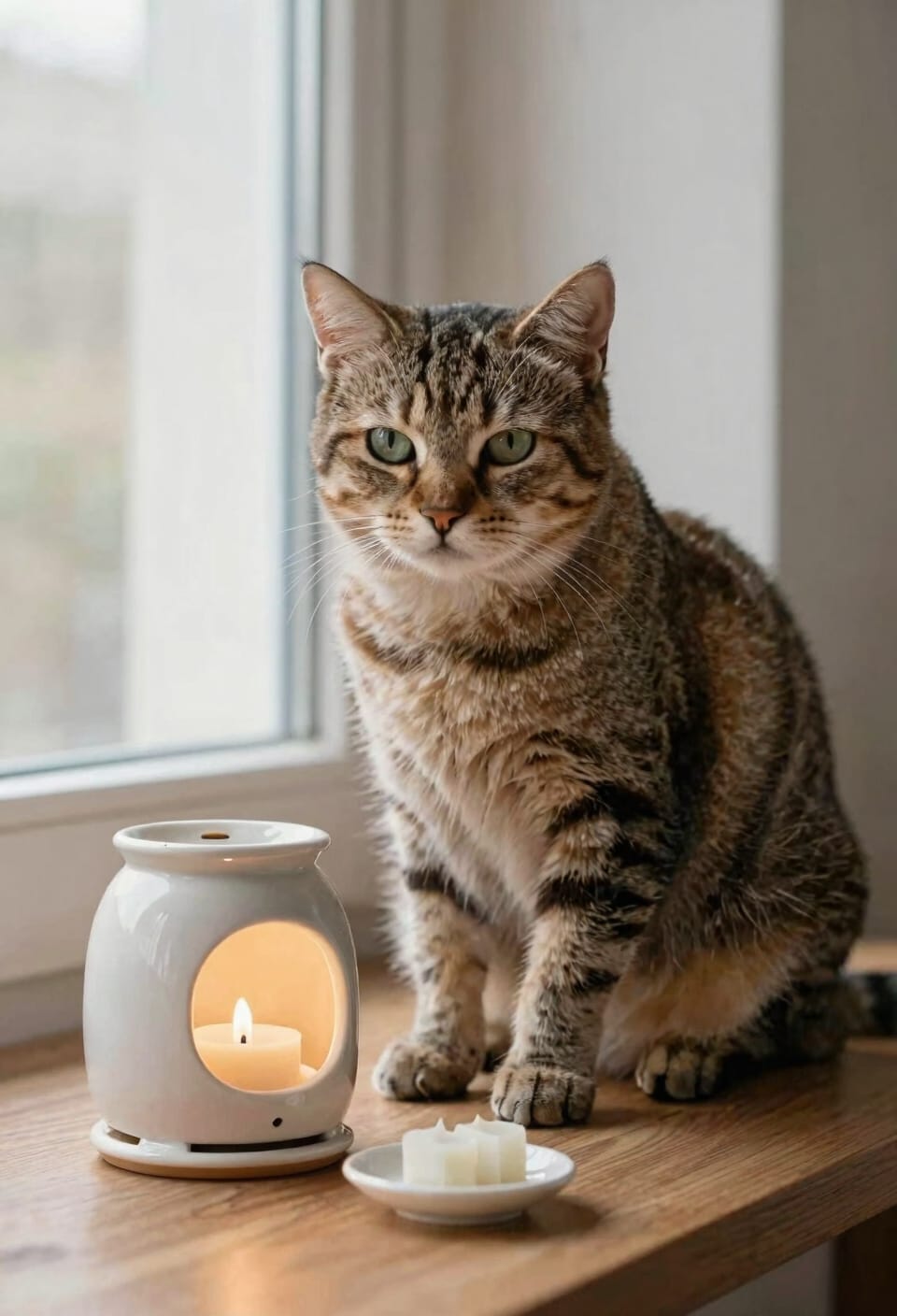 cats overwhelmed by fragrance