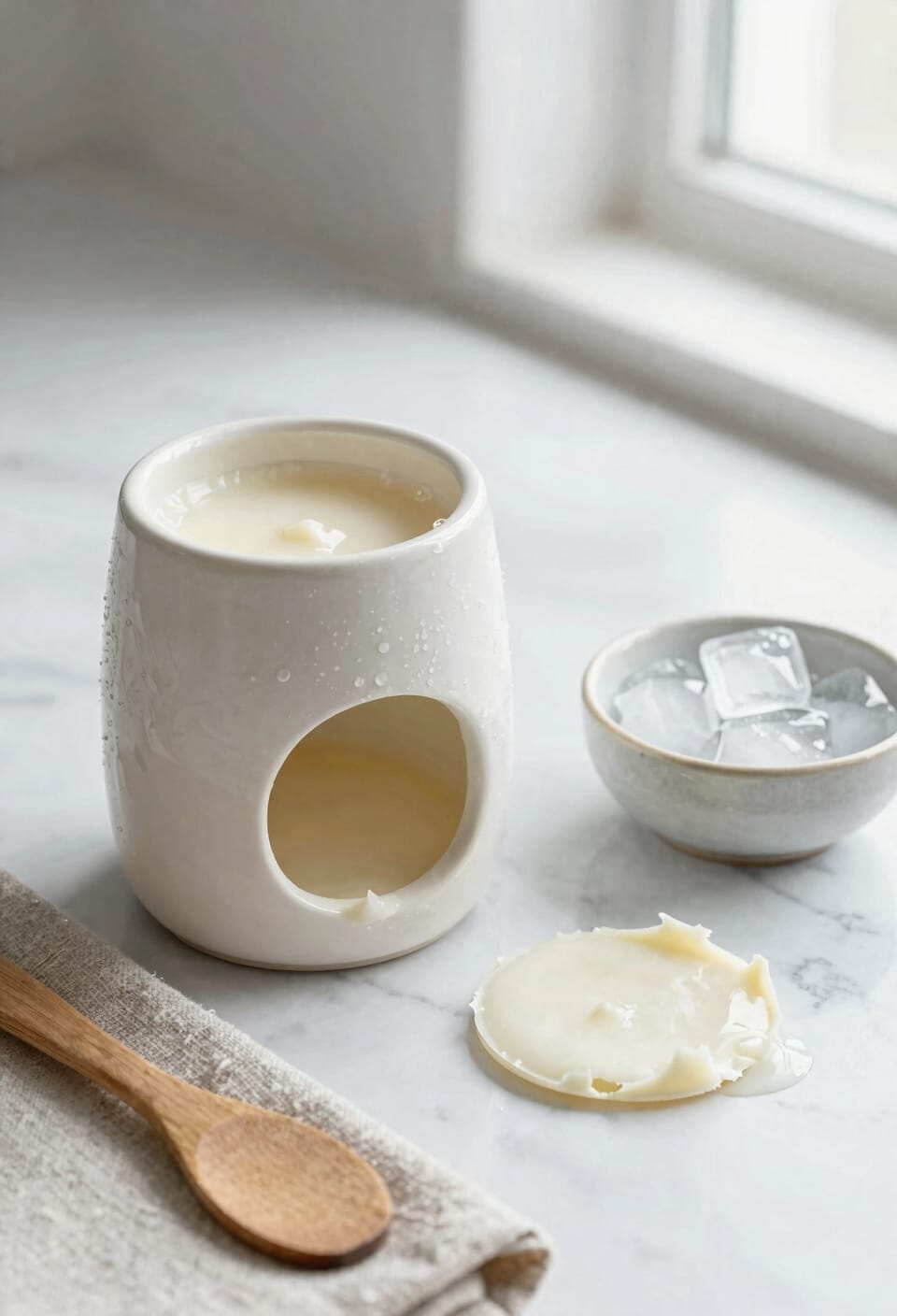cold induced solid wax removal