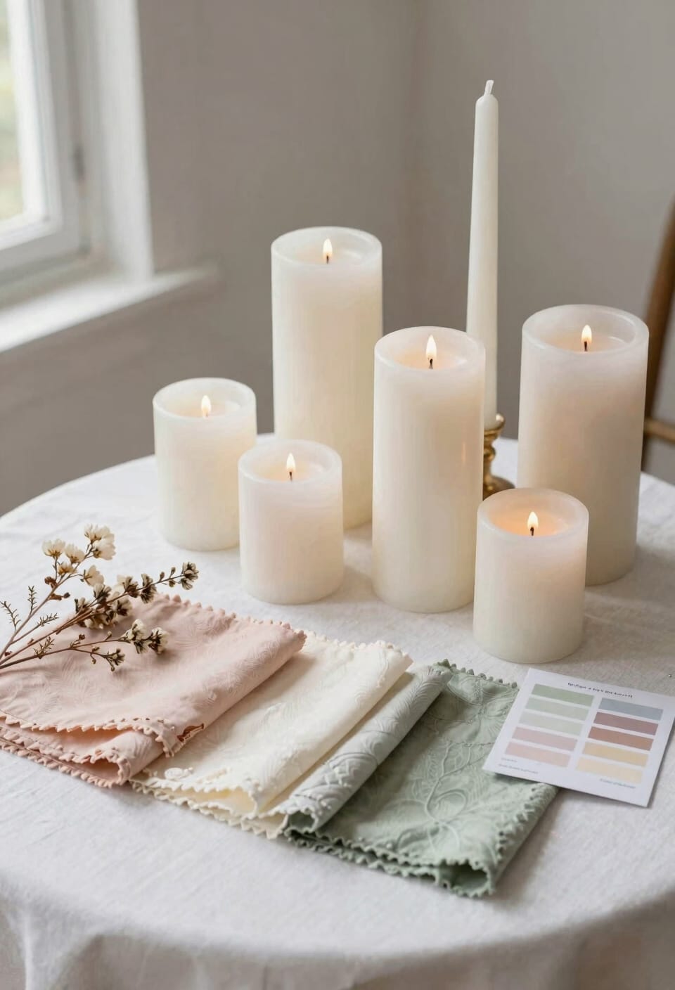 coordinate candles with d cor