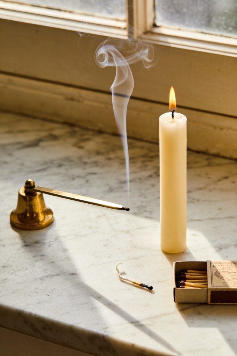 extinguish candles without smoke