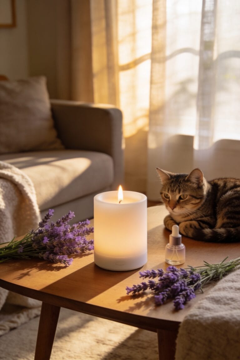 flameless candles cat safe
