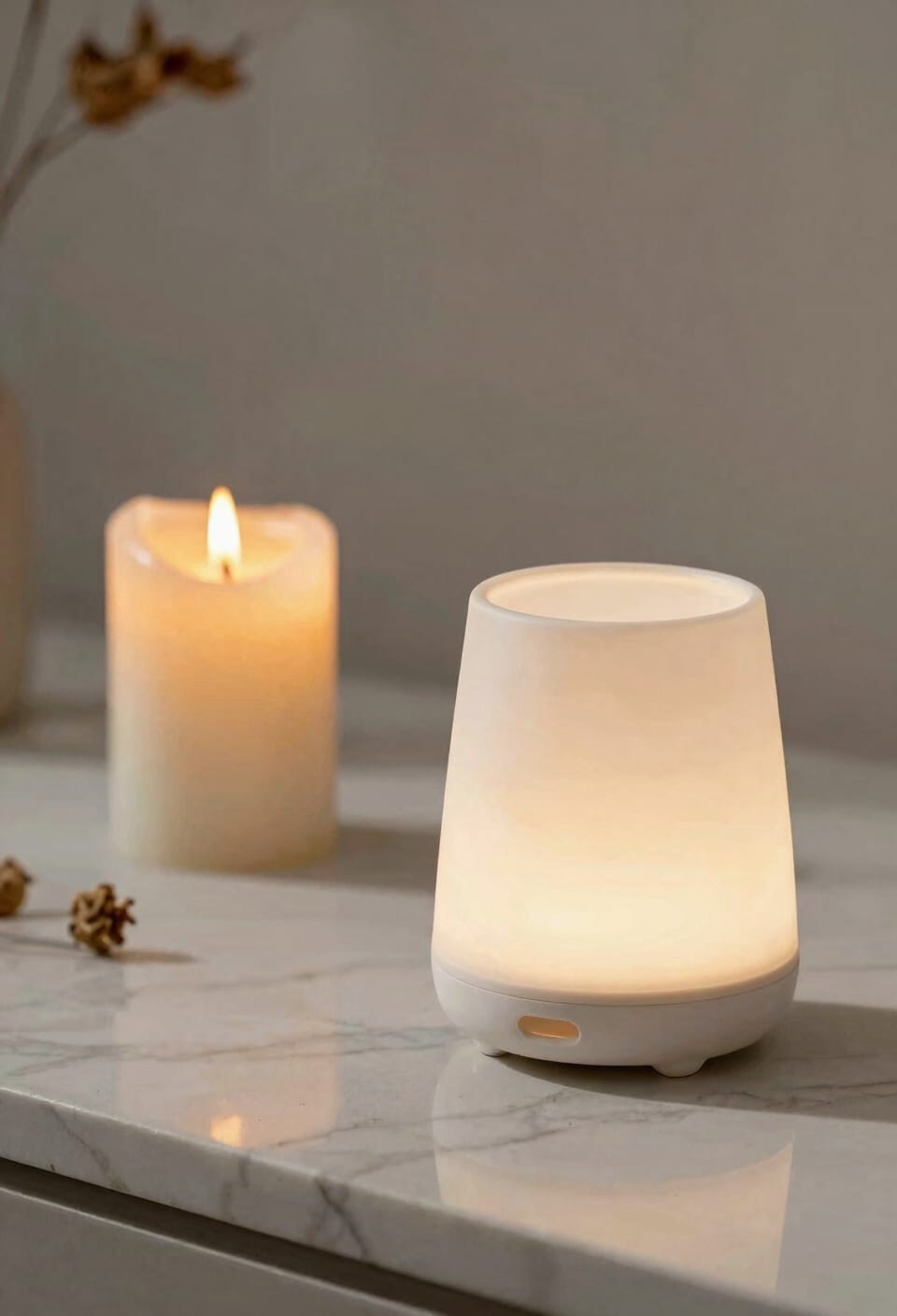 flickering coziness versus minimalist safety