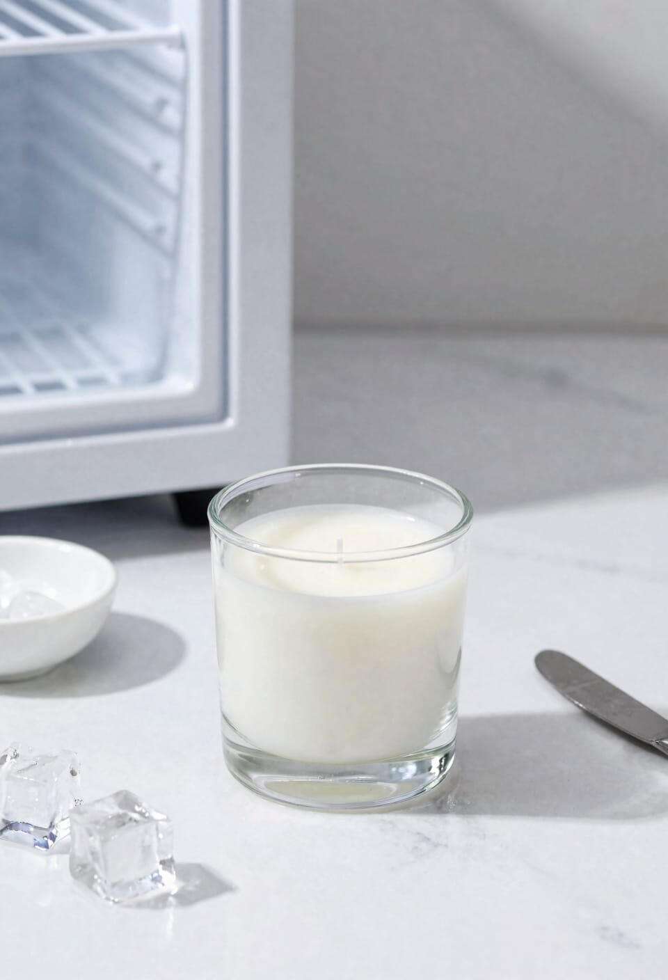 freeze tealight holders to remove wax
