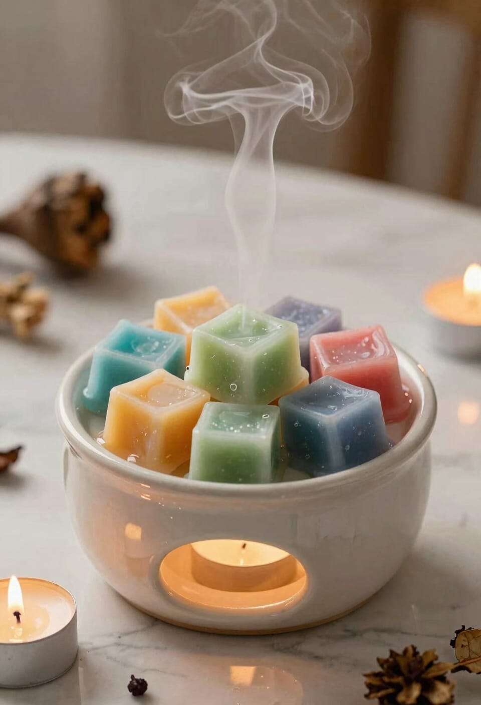 gentle heat releases fragrance