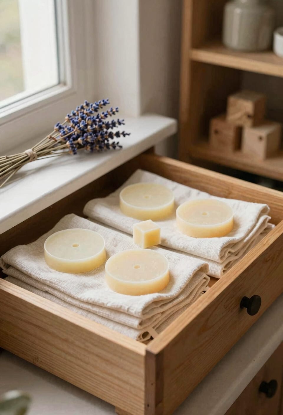hardened wax drawer sachets