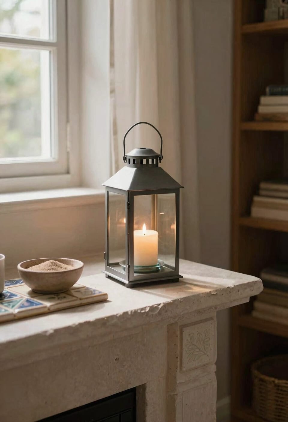 keep lanterns away from flammables