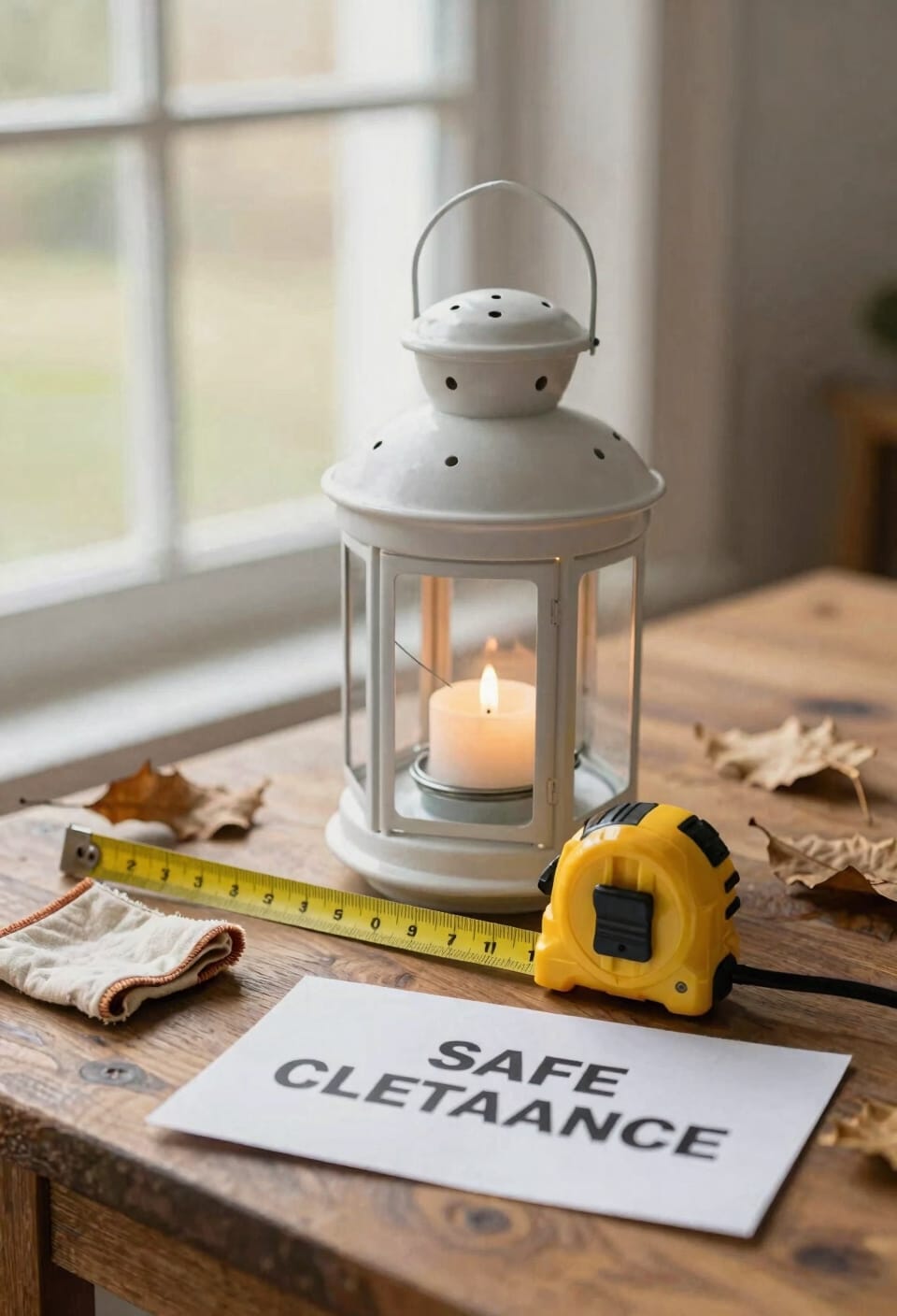 maintain twelve inch clearance always