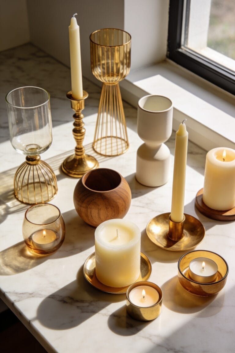 match candle holder to wax