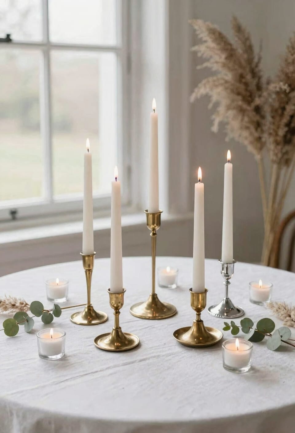 match candles to theme
