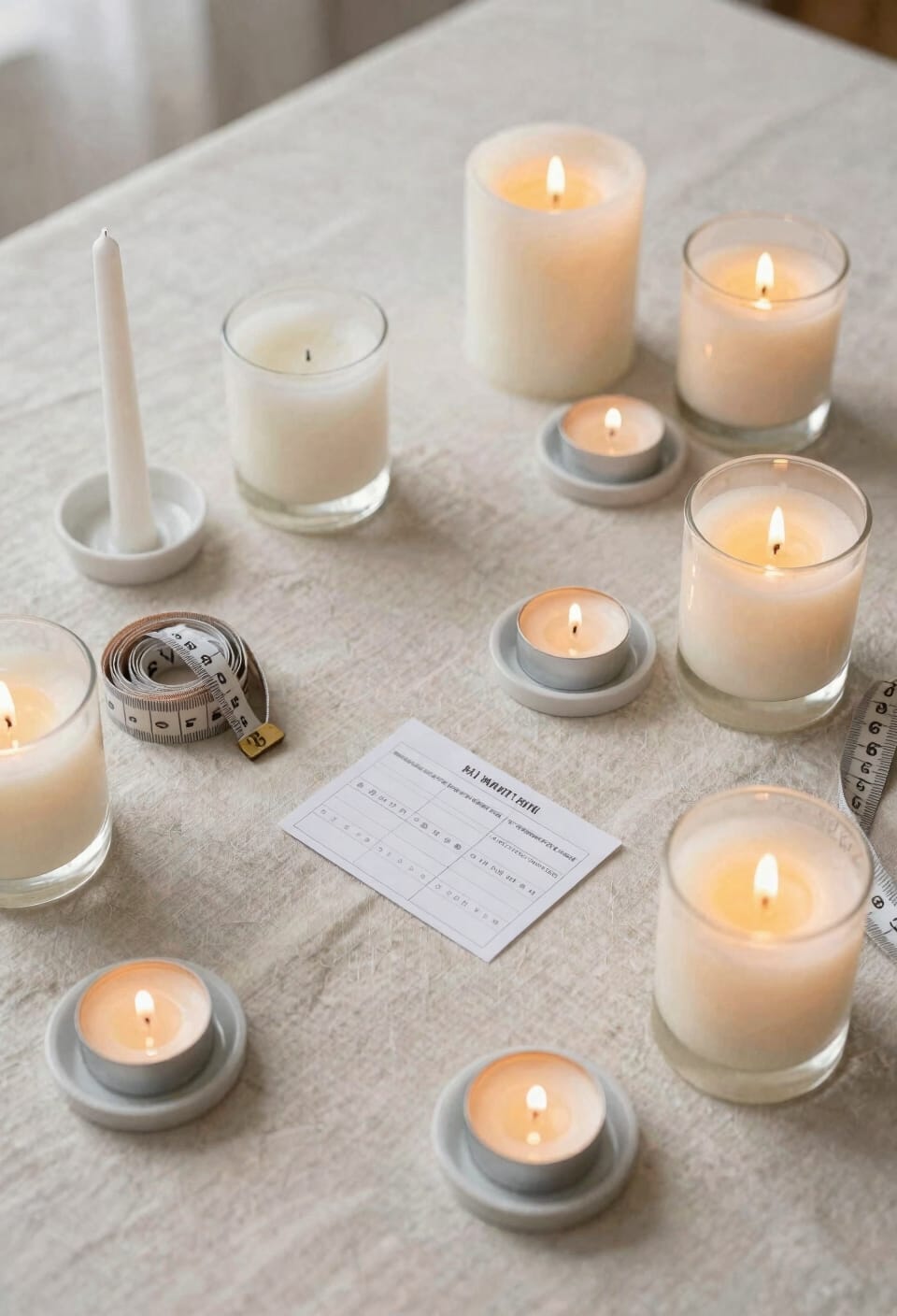measure candle fit holder