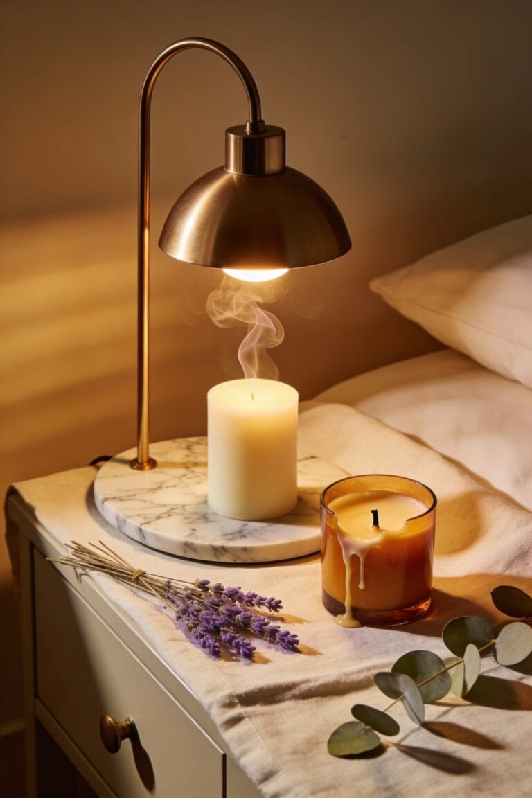melts wax releases fragrance