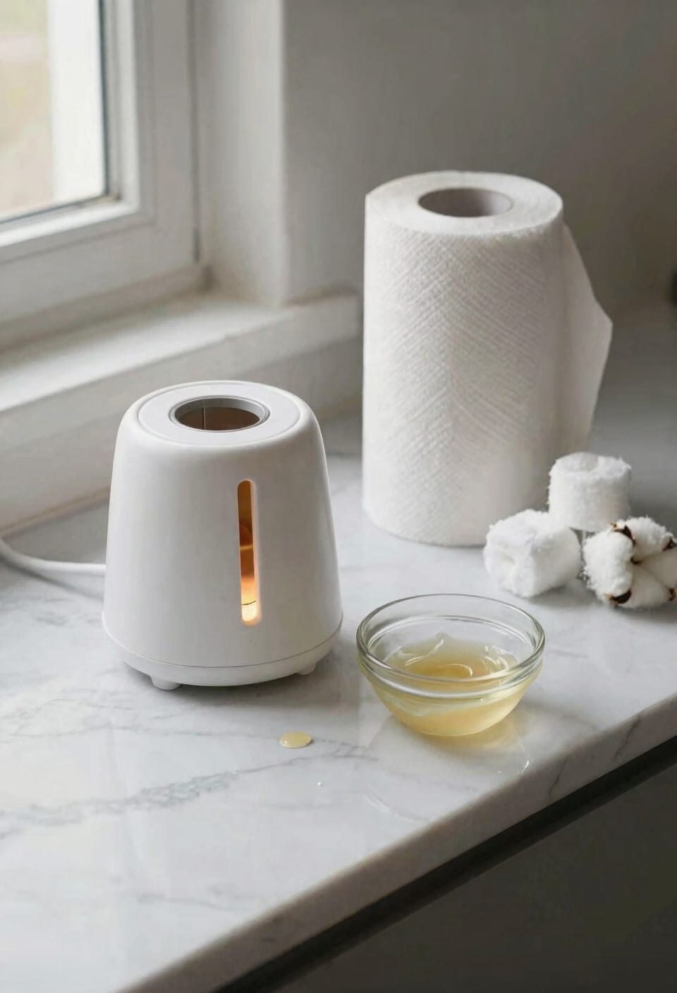 pour wax into reusable containers
