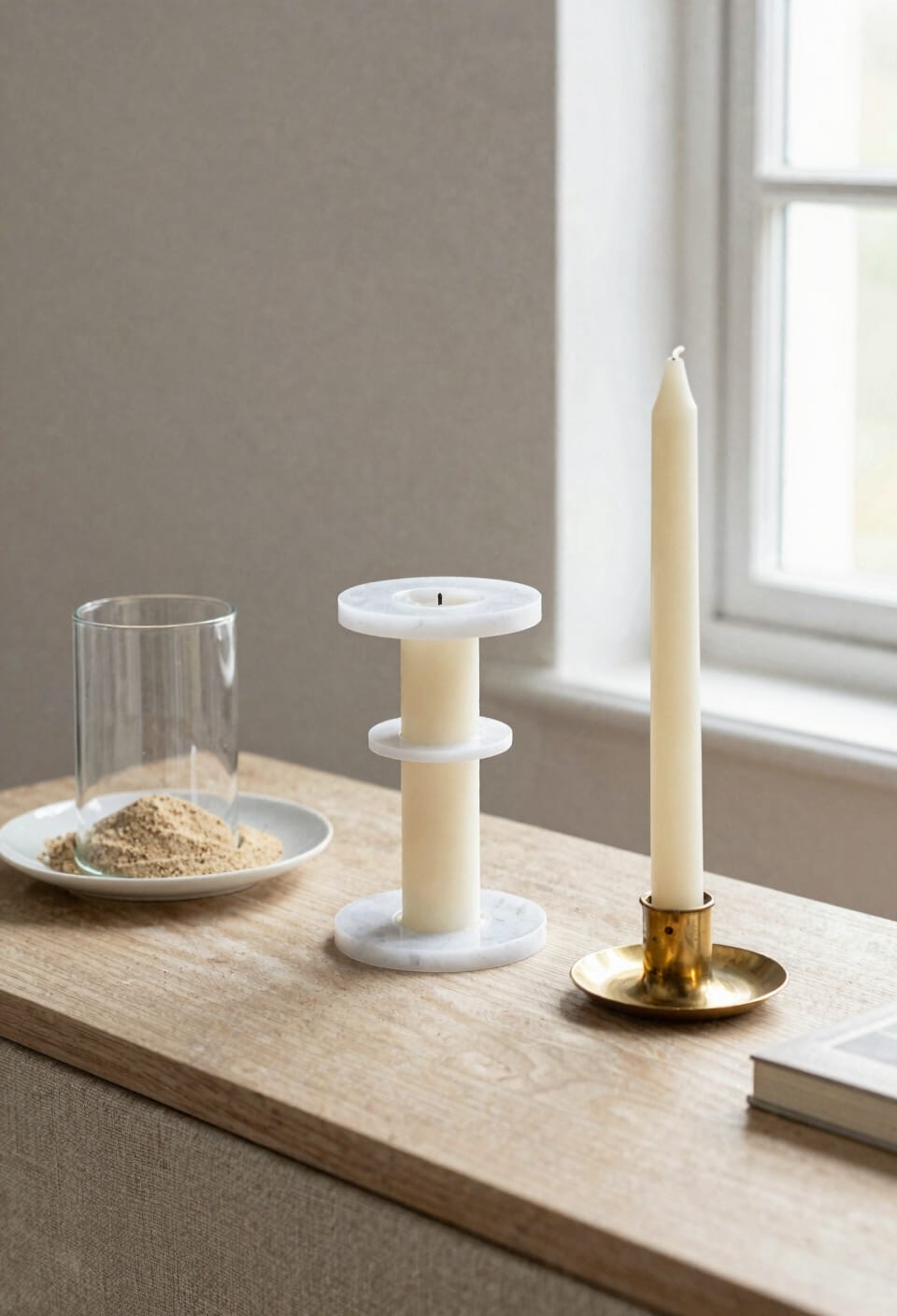 secure tapers with adhesive