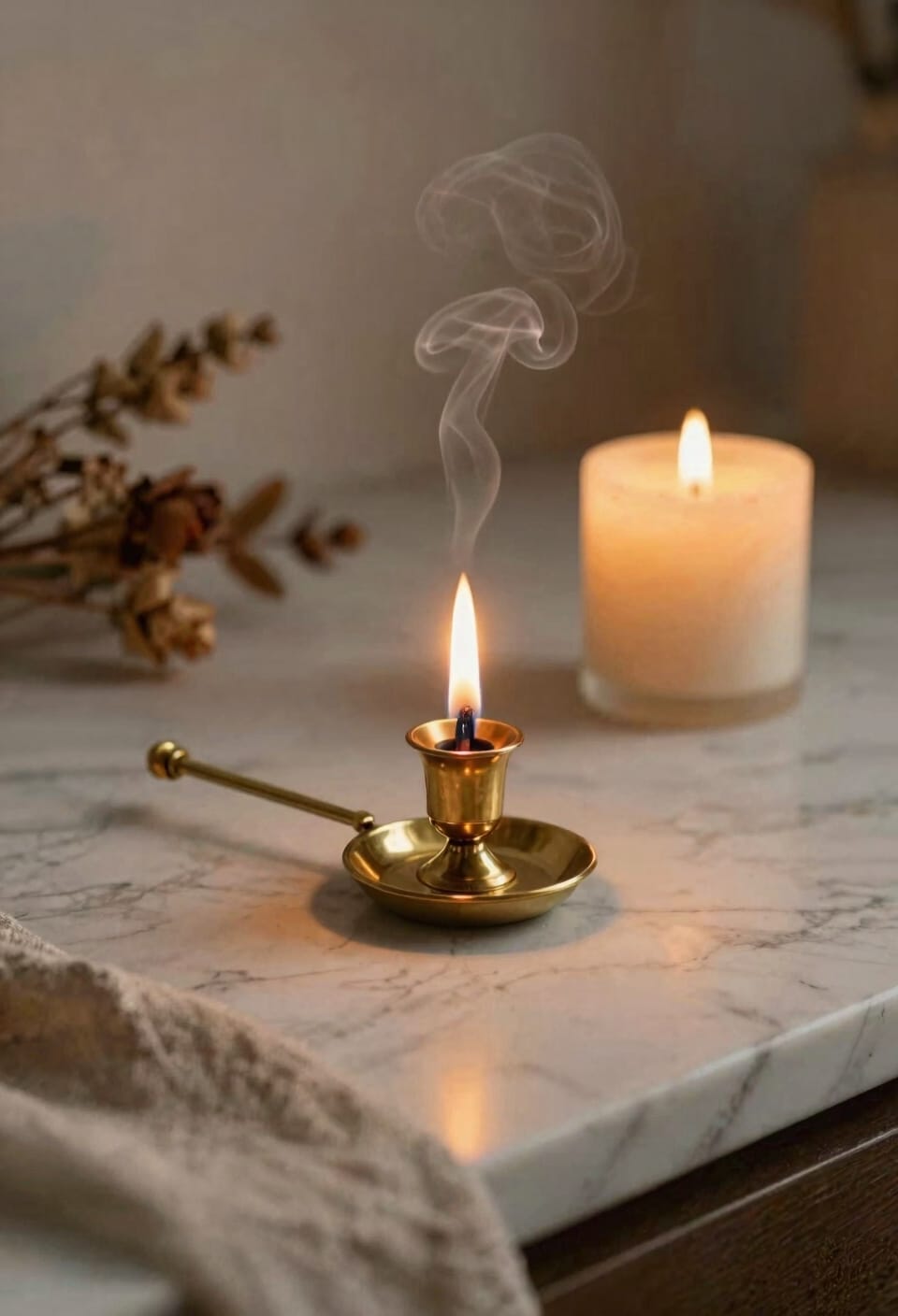 smothering preserves scent prevents soot