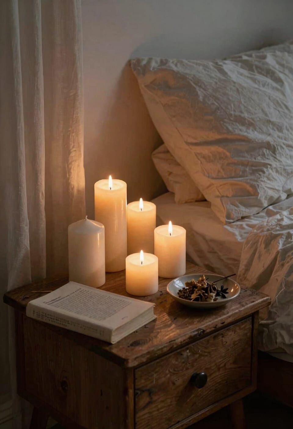 soft lit lavender soy sanctuary