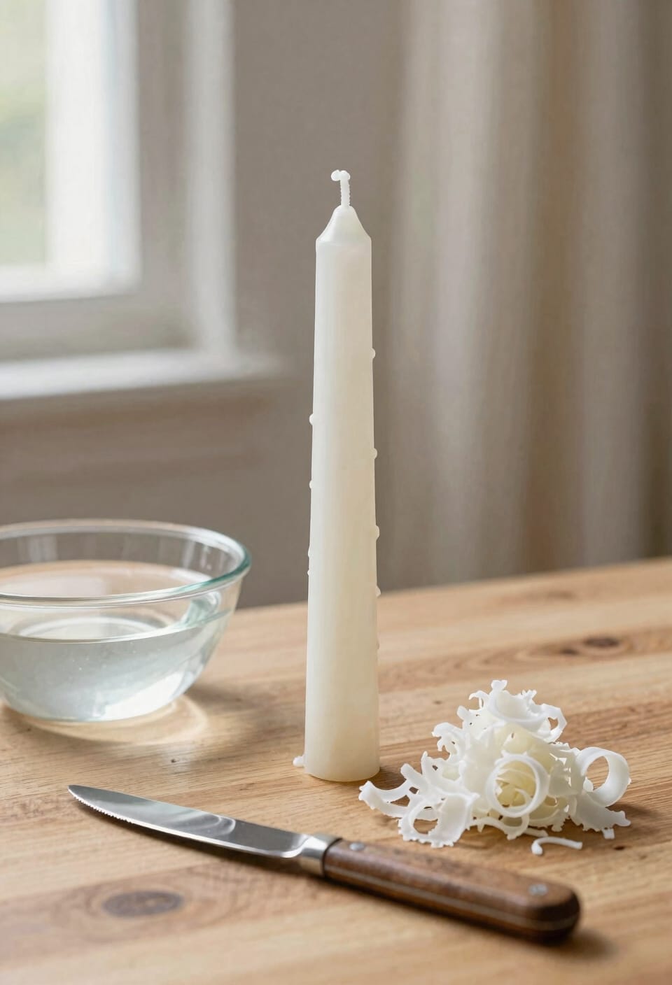 soften or shave candle base
