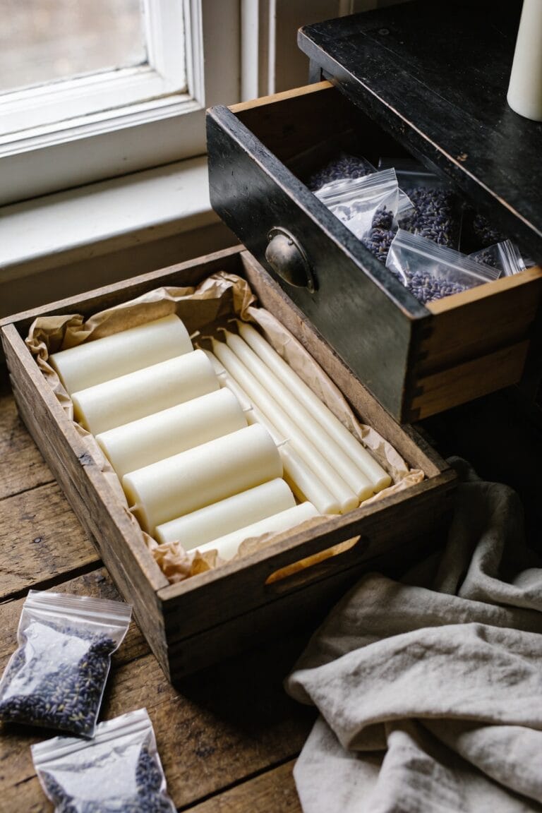 store candles cool dry