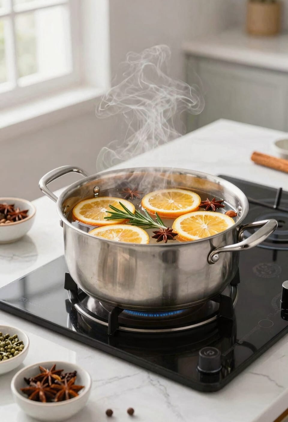stovetop simmered citrus wood aroma