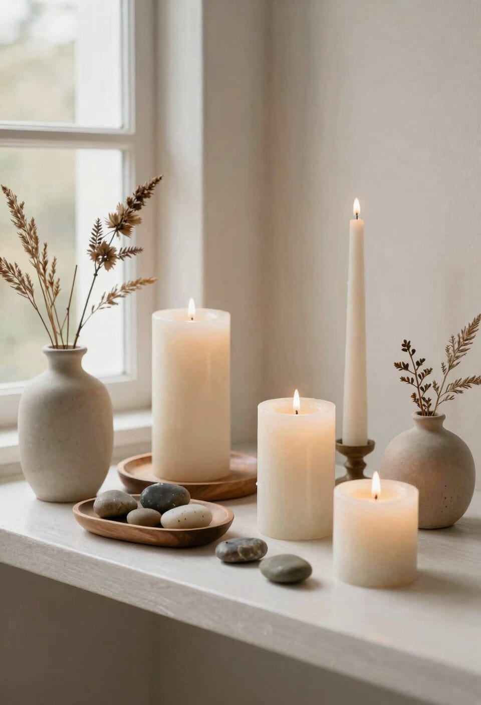 textured backdrops with neutral accents