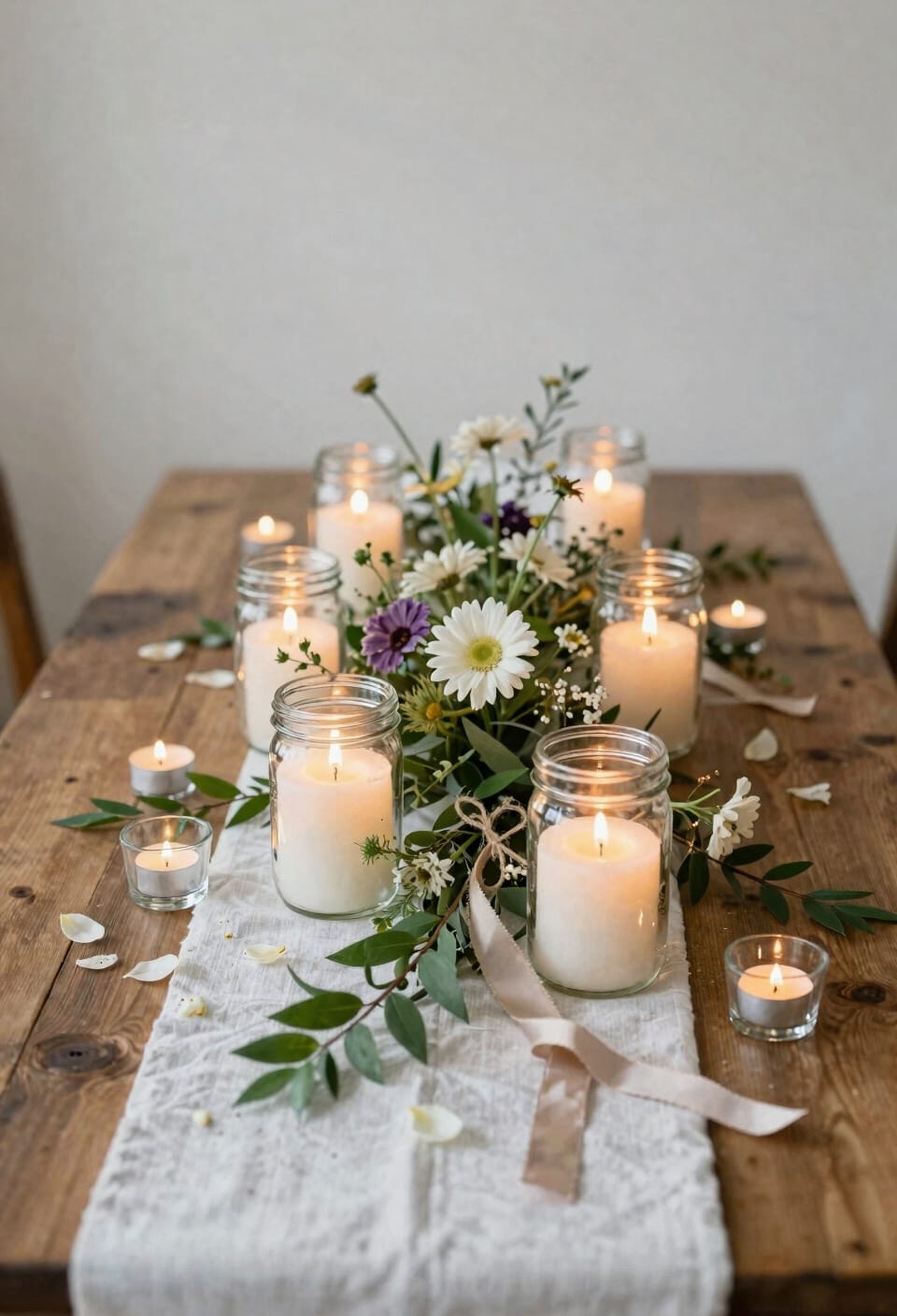 thrifted candles seasonal foraging