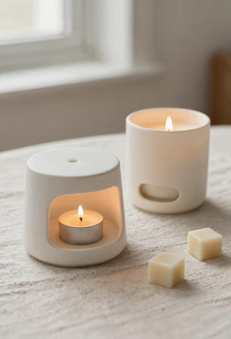 use smaller tealights for steady scent